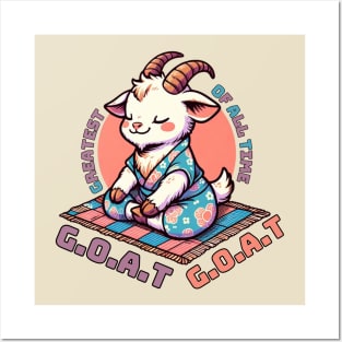 Goat Yoga instructor Posters and Art